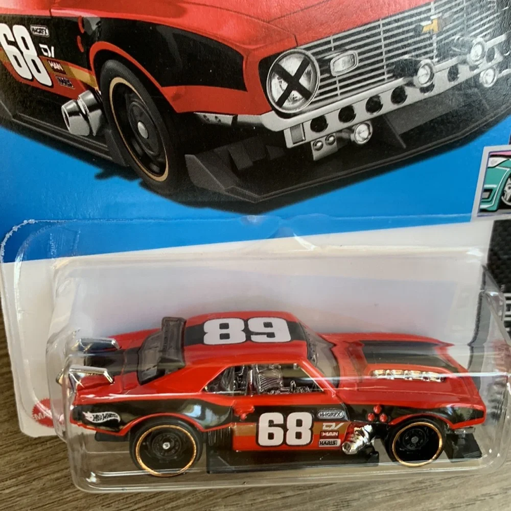 Hot Wheels Custom 1968 Camaro Chevrolet Hotwheels 60s Chevy Red Race Car 2024 🆕
